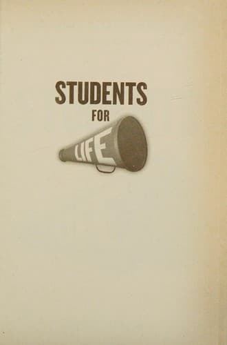 Tapa de Students for life