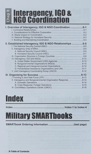 Tapa de The joint forces operations & doctrine smartbook