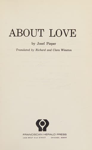 Tapa de About love