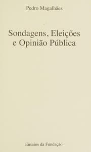 Tapa de Sondagens, eleições e opinão pública