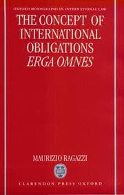 Tapa de The concept of international obligations erga omnes