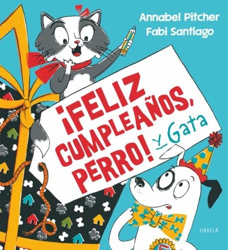 Tapa de ¡Feliz cumpleaños, Perro! y Gata