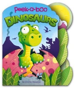 Tapa de Peek-a-boo dinosaurs