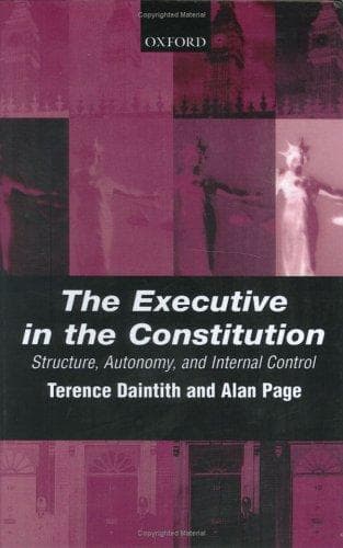 Tapa de Executive in the Constitution