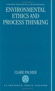 Tapa de Environmental ethics and process thinking