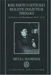 Tapa de Karl Barth's Critically Realistic Dialectical Theology