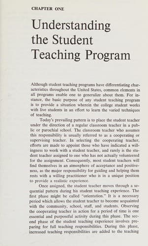 Tapa de Elementary student teaching