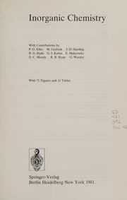Tapa de Inorganic chemistry