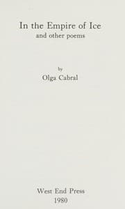 Tapa de In the empire of ice and other poems