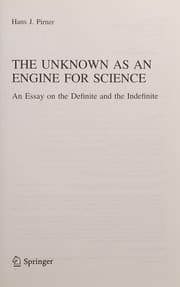 Tapa de Unknown As an Engine for Science