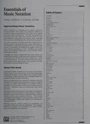 Tapa de Essentials of music notation
