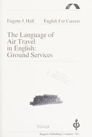 Tapa de The language of air travel in English