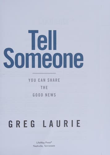 Tapa de Tell Someone