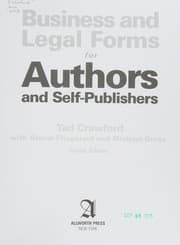 Tapa de Business and legal forms for authors and self-publishers