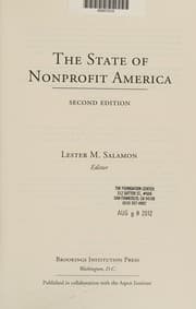 Tapa de The state of nonprofit America