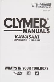 Tapa de Kawasaki concours, 1986-2006