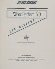 Tapa de Up and running with WordPerfect 6.0 for Windows
