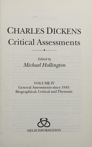 Tapa de Charles Dickens