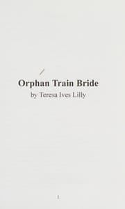 Tapa de Orphan train bride