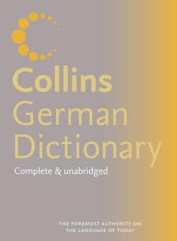 Tapa de Collins German dictionary