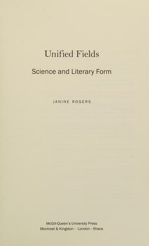 Tapa de Unified Fields