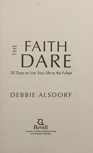 Tapa de The faith dare
