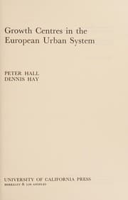 Tapa de Growth centres in the European urban system