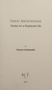 Tapa de Exilic meditations