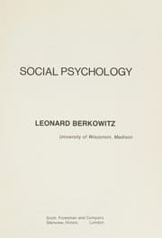 Tapa de Social psychology