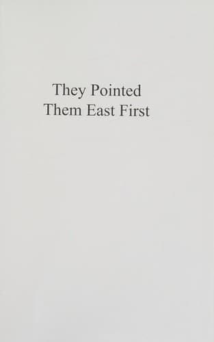 Tapa de They pointed them east first