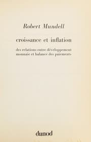 Tapa de Croissance et inflation
