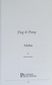Tapa de Dog & Pony