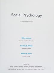 Tapa de Social psychology