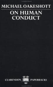 Tapa de On human conduct