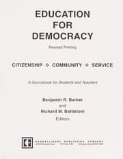 Tapa de Education for Democracy