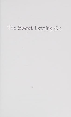 Tapa de The sweet letting go