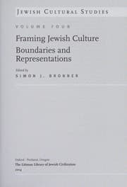Tapa de Framing Jewish Culture Vol. 4