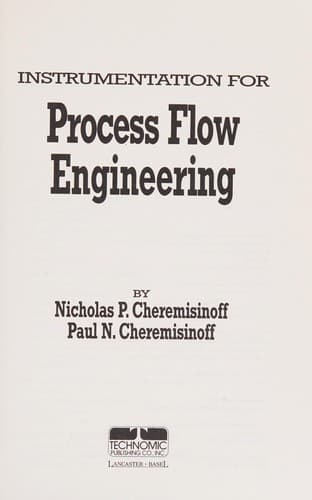 Tapa de Instrumentation for process flow engineering