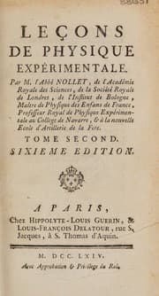 Tapa de Leçons de physique expérimentale