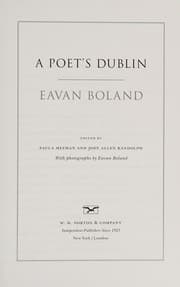 Tapa de A poet's Dublin