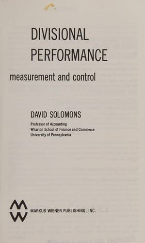 Tapa de Divisional performance