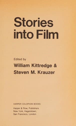 Tapa de Stories into film