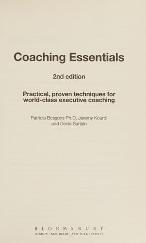 Tapa de Coaching Essentials