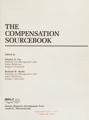 Tapa de The Compensation sourcebook