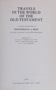 Tapa de Travels in the world of the Old Testament