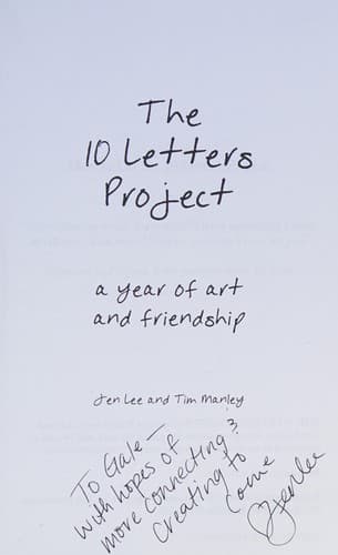 Tapa de The 10 letters project
