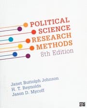 Tapa de Political Science Research Methods