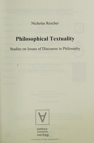 Tapa de Philosophical Textuality