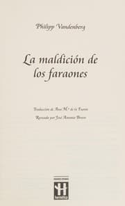 Tapa de La maldición de los faraones