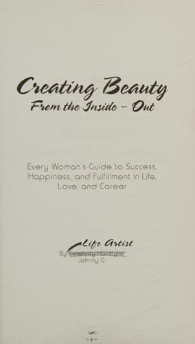 Tapa de Creating beauty from the inside - out